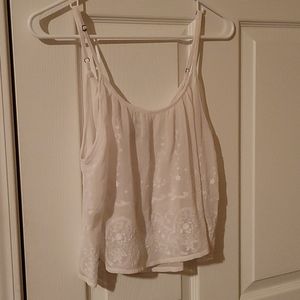 Forever 21 sheer crop top Size M